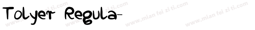 Tolyer Regula字体转换